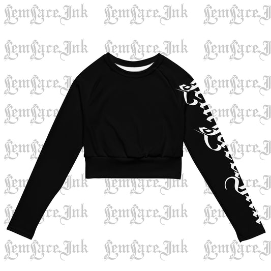 Eco-Friendly Long-Sleeved Crop Top